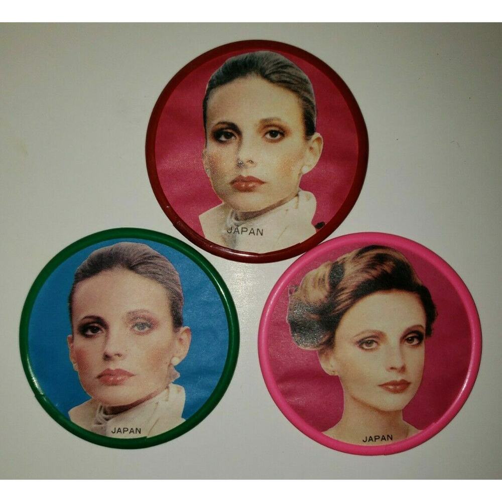Vintage Vending And Gum Charms--Picture/Mirror Charms Japan Lot of 3 NewOldStock